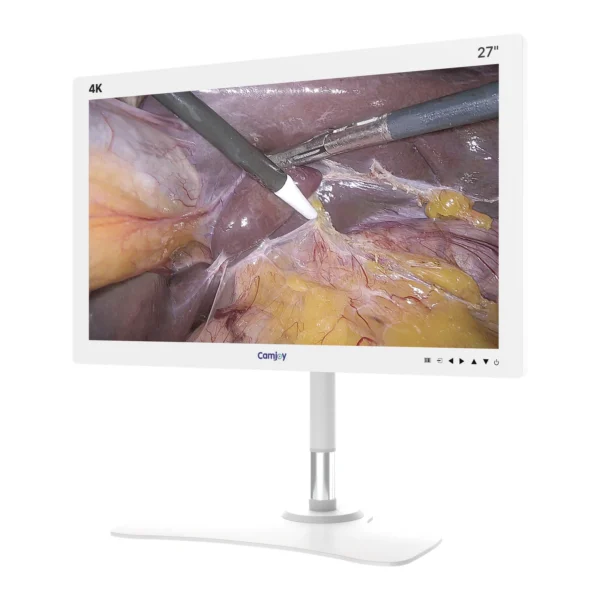Camjoy CK0 27-inch white 4K surgical monitor front view